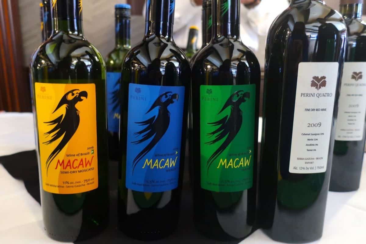 Brazilian wine brand Macaw