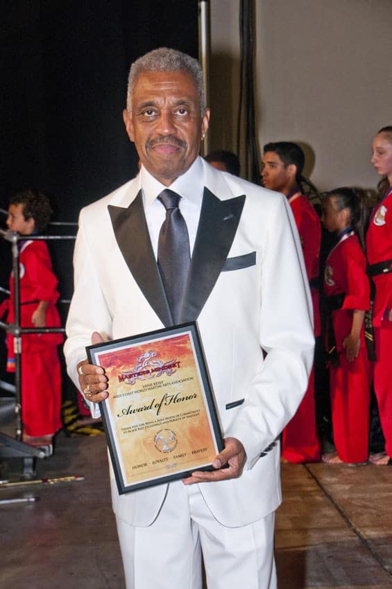 Master Brown With Award At US Capitol Classics