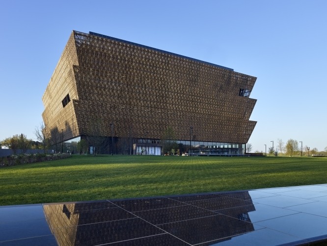 Exterior of NMAAHC - National Museum of African American History and Culture