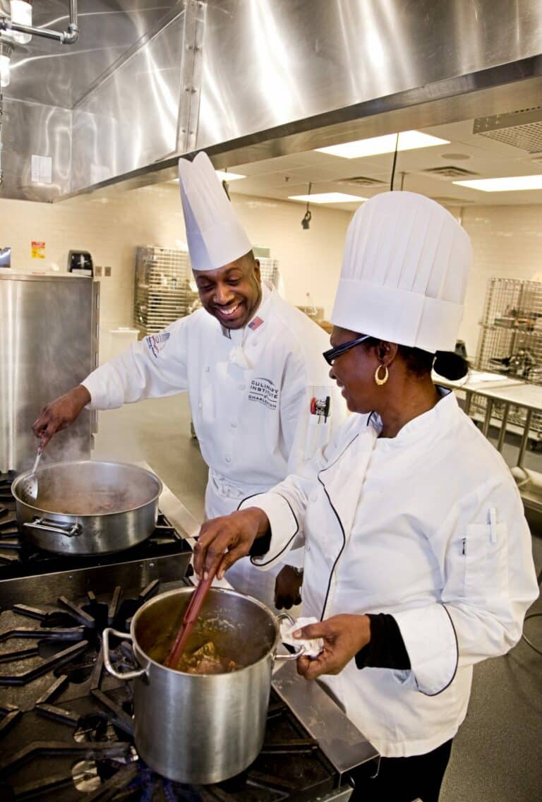 Pictured: Kevin Mitchell and fellow chef | Photo credit: Kevin Mitchell