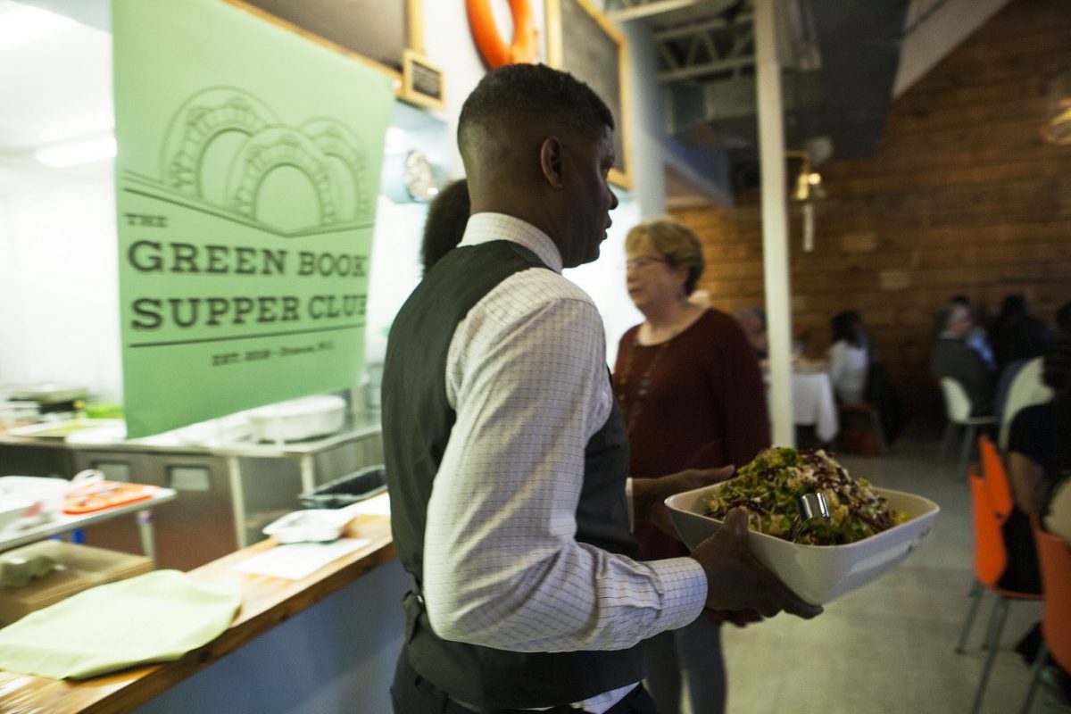 Green Book Pop-Up dinner Co-founder Adrian Lindsay