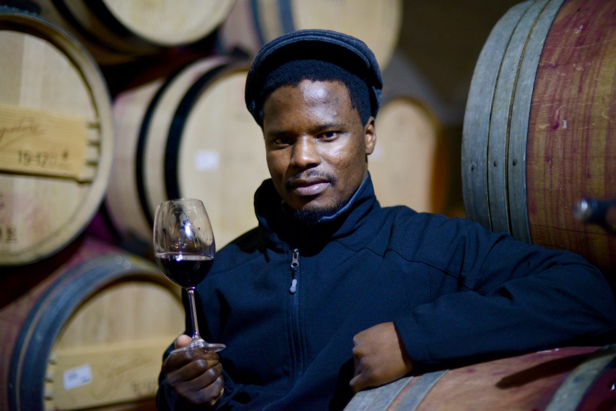 Winemaker Dumisani Mathonsi