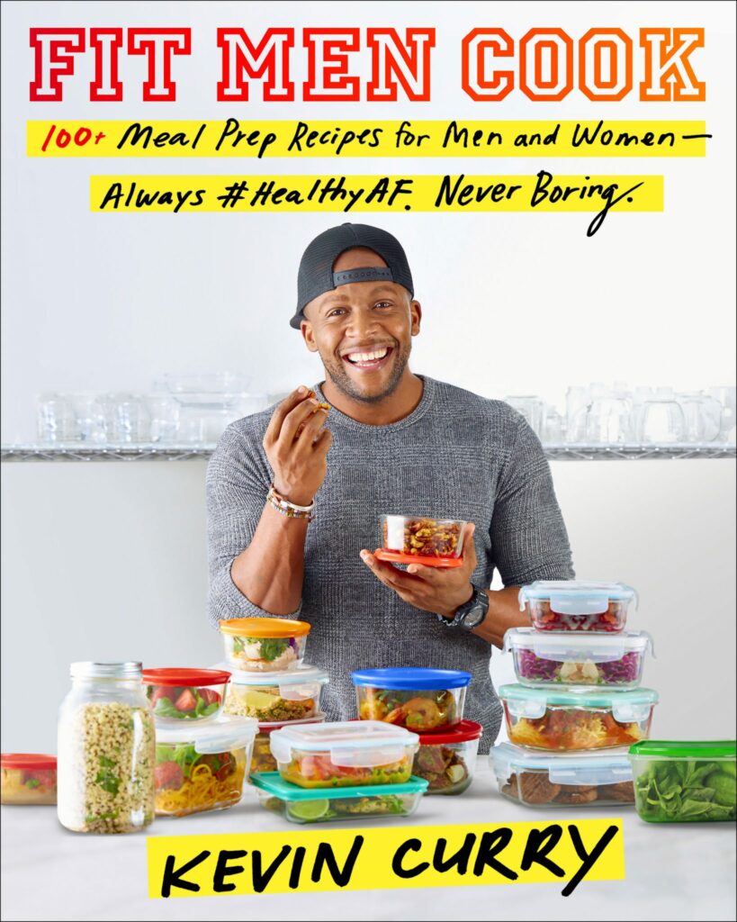 Fit Men Cook book cover with Kevin Curry