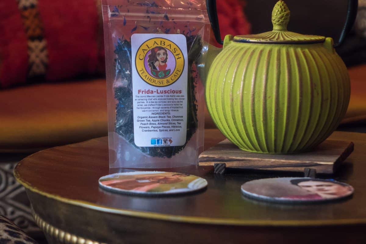 Frida-Luscious tea blend at Calabash Tea & Tonic in DC