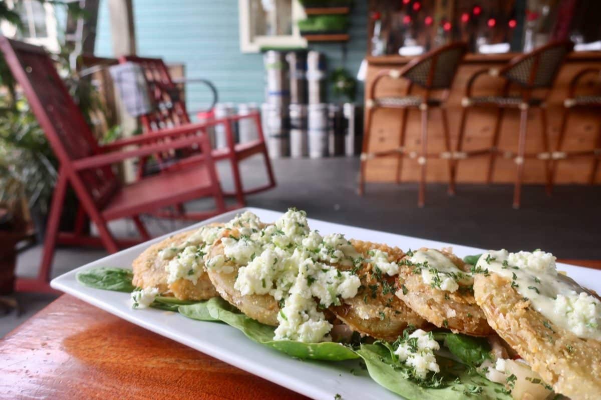 Fried Green Tomatoes at The Floridian Restaurant in St. Augustine, FL