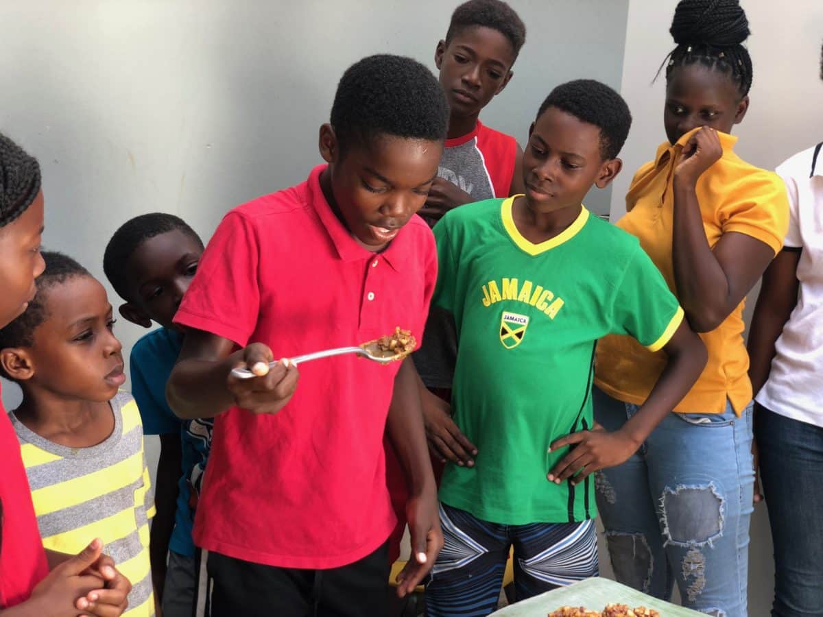 Kids at Irie Camp Jamaica