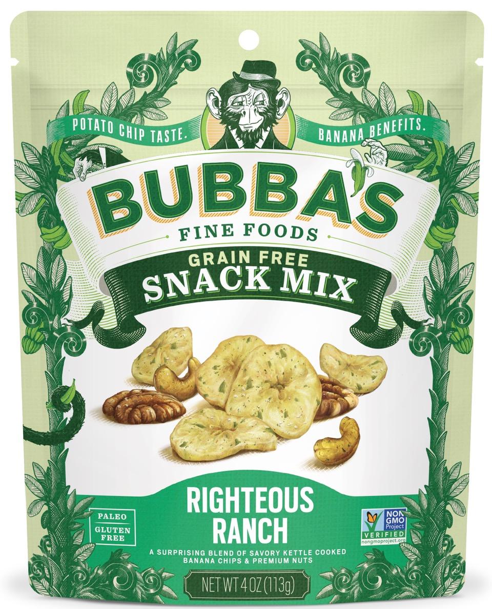 Bubba’s Fine Foods Righteous Ranch Snack Mix