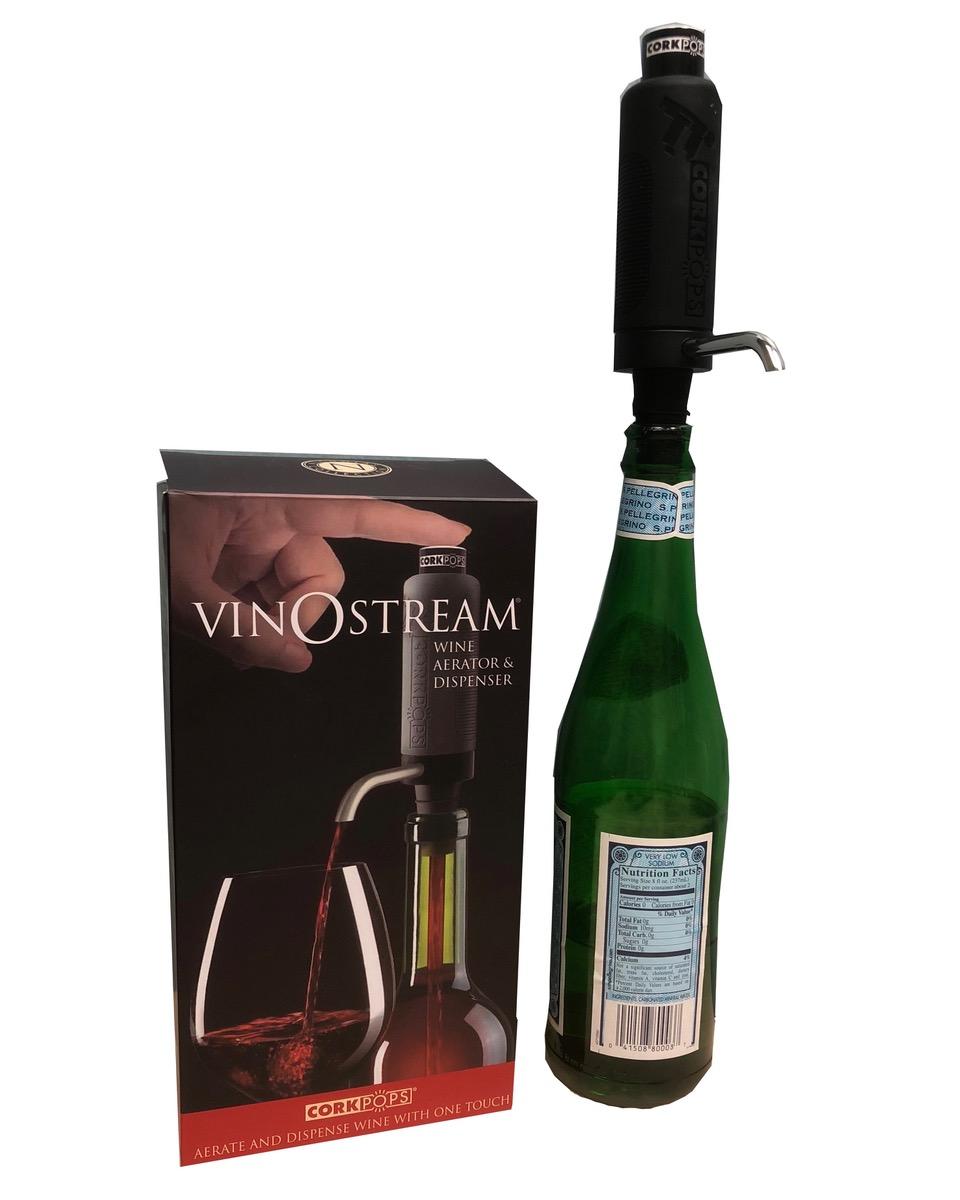 VinOStream Aerator and Dispenser by Cork Pops