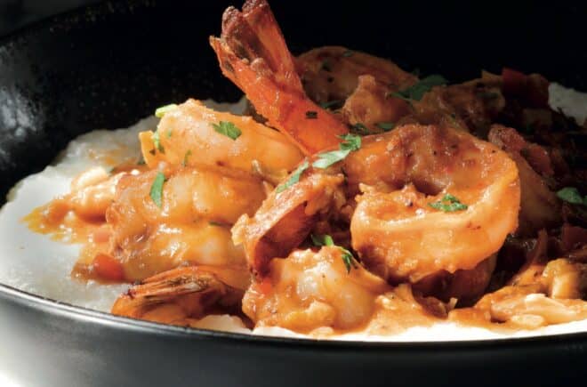 Smothered Shrimp and Crabmeat Pan Gravy