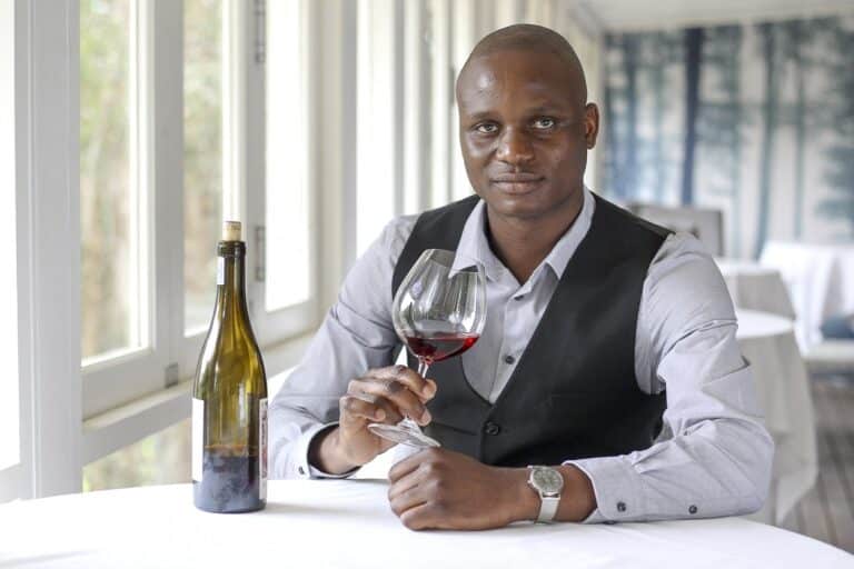 Mosi winemaker Joseph Dhafana