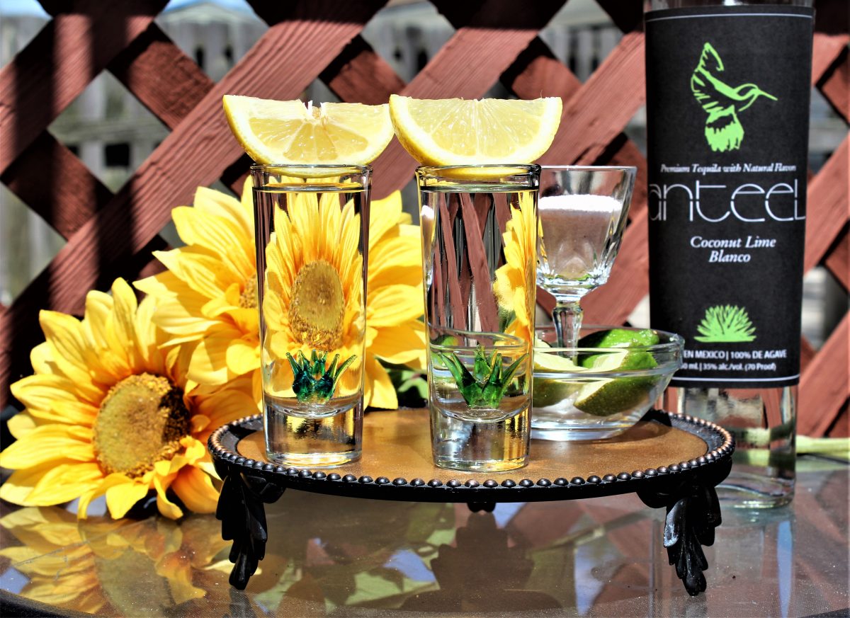 Drink with Anteel Tequila's Coconut Lime