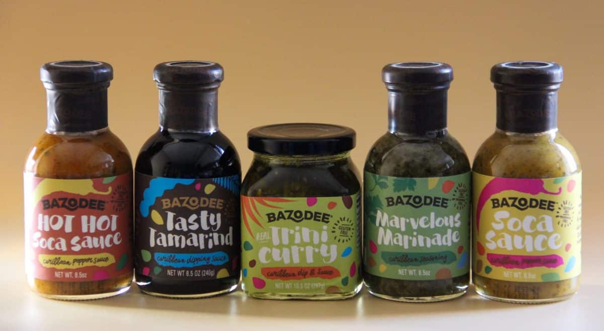 Bazodee product line of sauces