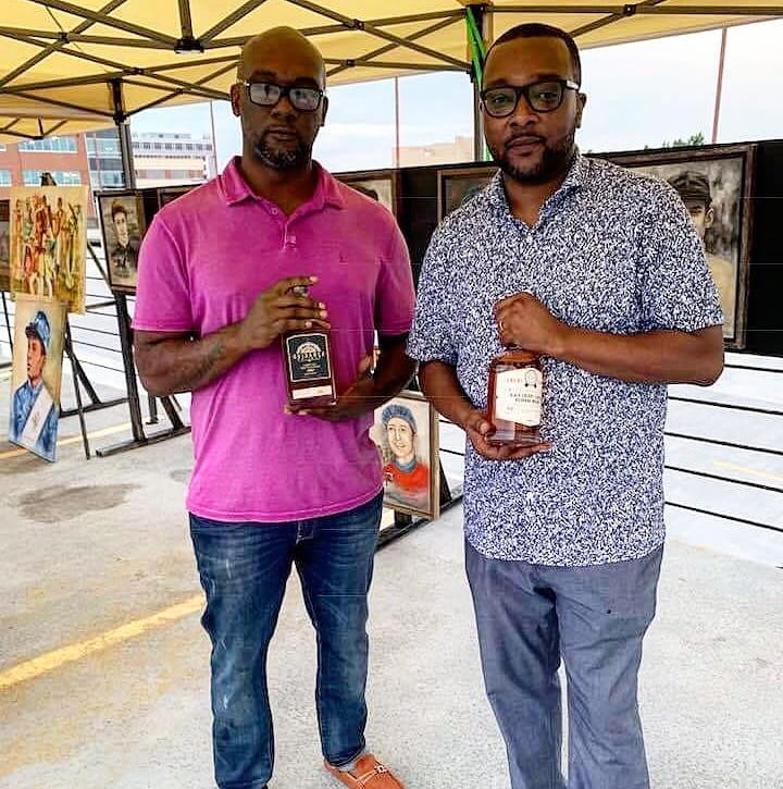 Kelvin Young and Djuan Ditto of Legacy Wine and Spirits