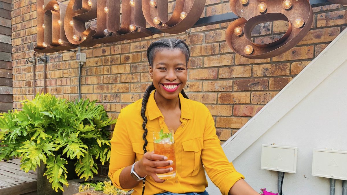 Nzeka Biyela, co-founder of MOOD Gin