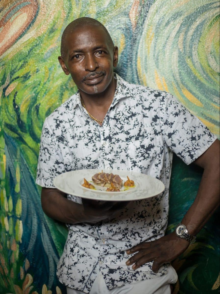 Orlando Satchell, owner of Orlando's Restaurant & Bar in St. Lucia