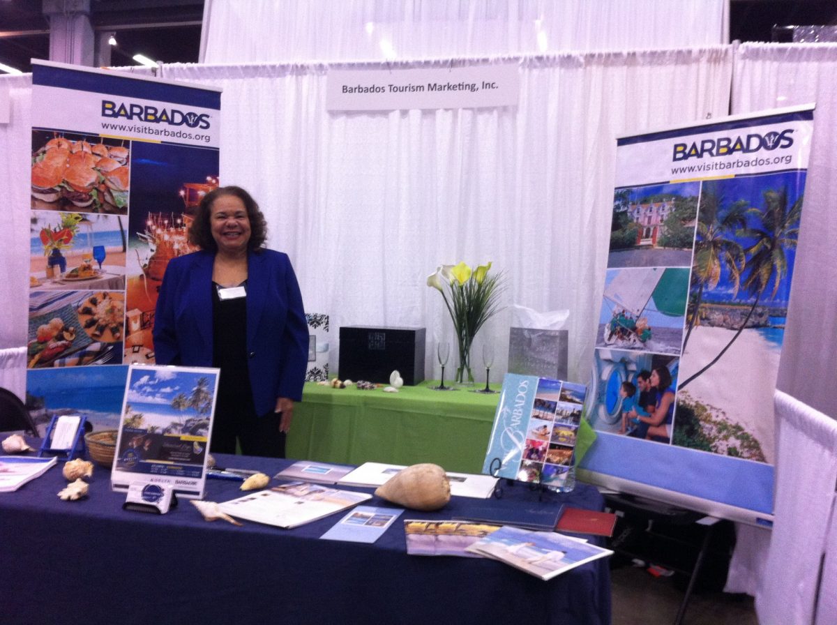 CN Claudia Young Hill @ Barbados Booth At Trade Show 1200x896