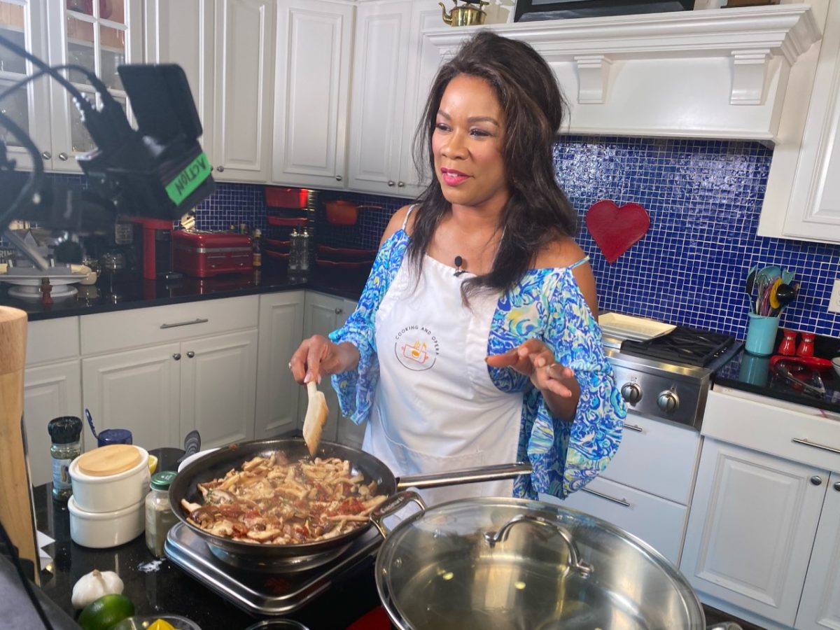 Denyce Graves Cooking on Show