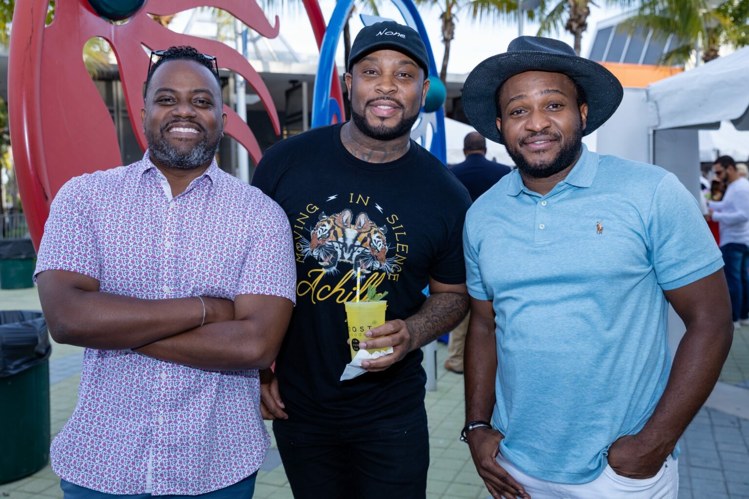 Creole Food Festival founders with Pleasure P
