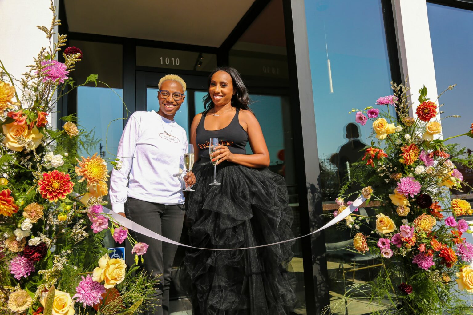Sisters Leslie and Leann Jones, owners of 1010 Wine & Events