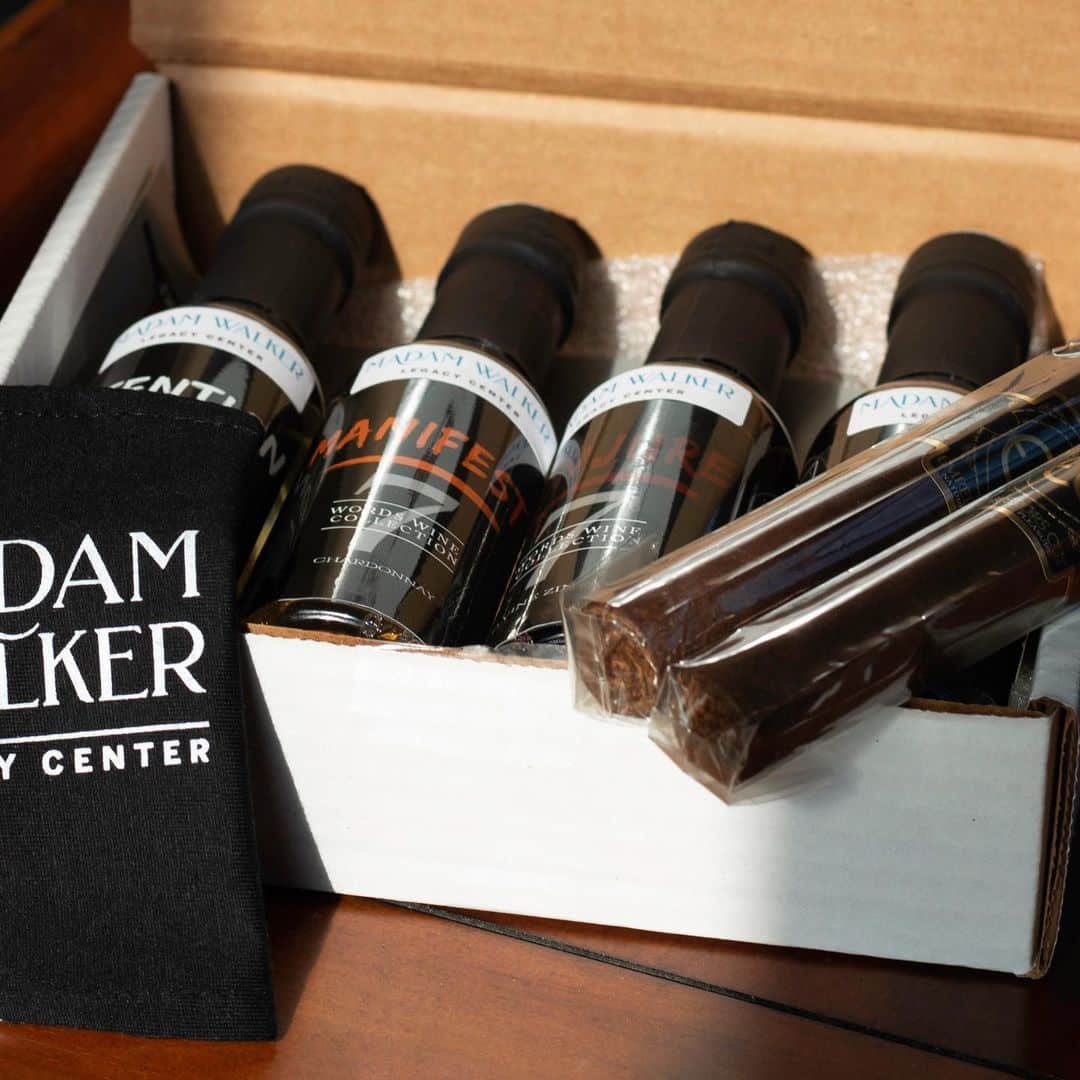 Madam Walker Theatre and Sip & Share Wines collaboration box