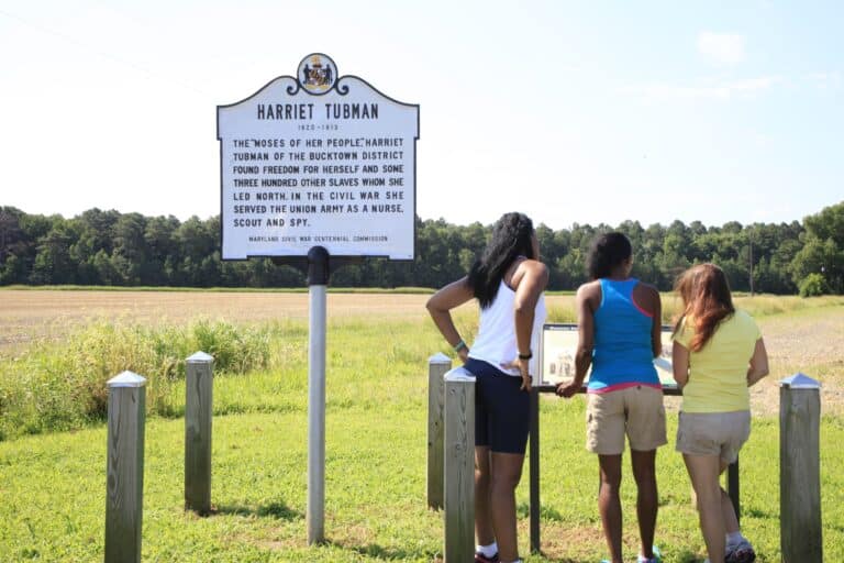 Tubman Historic Marker along Tubman Byway
