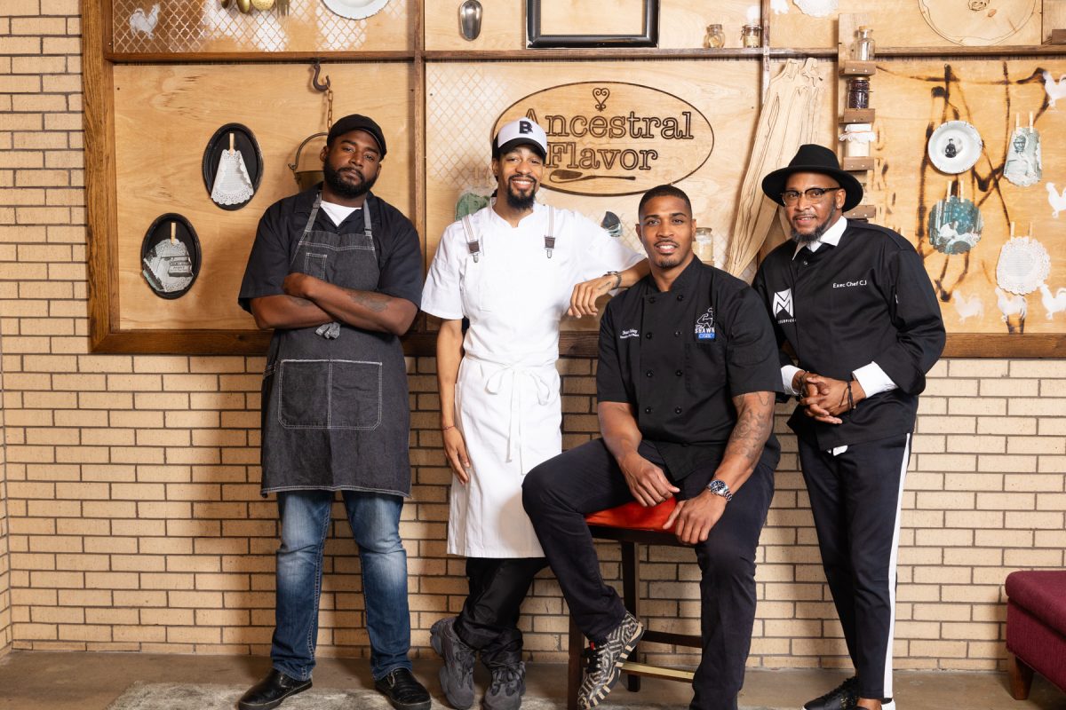 Black Chef Table - Chefs Freddie Cassel, Mason Leverett, Shawn Osbey and Clinton Jackson