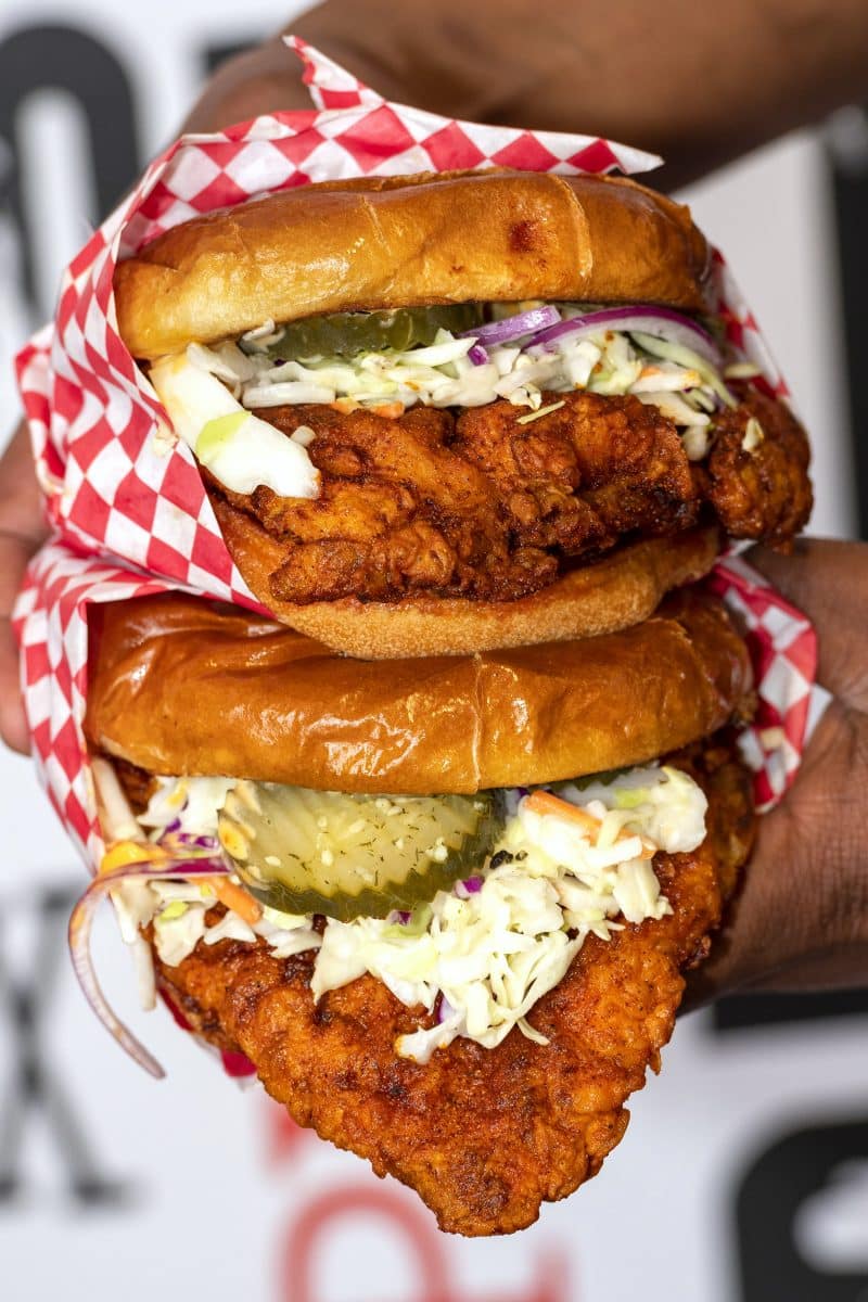 Monroe's Hot Chicken Double Stack