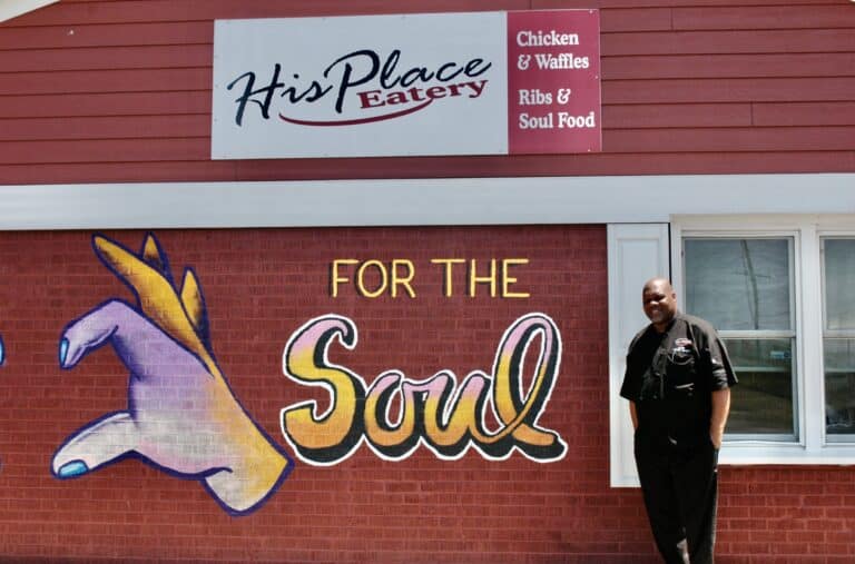 Indianapolis - His Place Eatery owner James Jones