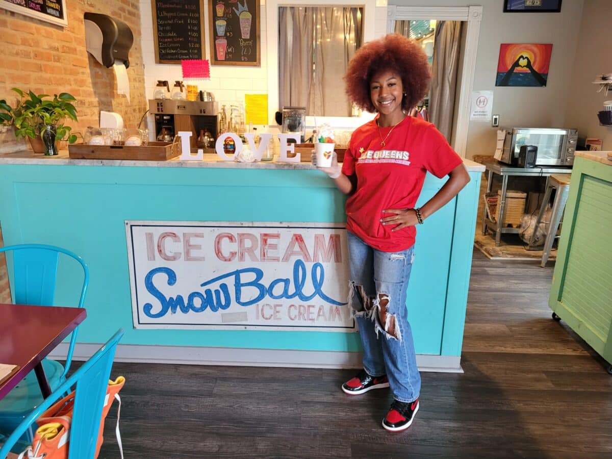 Dasia Kabia, owner of Ice Queens in Baltimore, MD