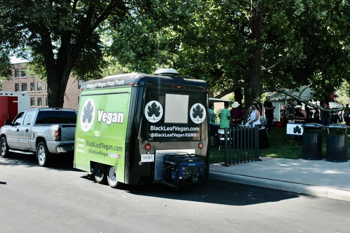 Indianapolis - Black Leaf Vegan food truck