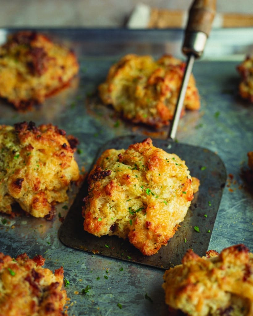 Three-Cheese, Bacon and Herb Biscuits - Cuisine Noir Magazine
