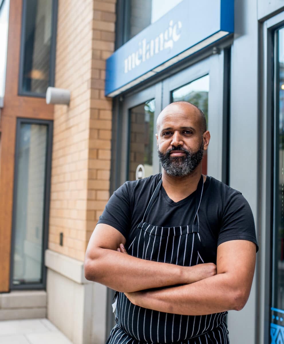 Chef Elias Taddesse at Mélange in DC