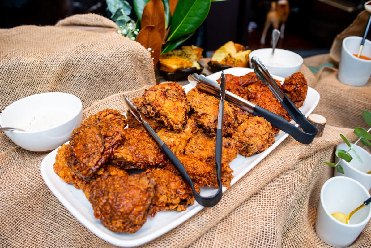 Doro Soul Food - Chef Elias Taddesse Platter of Fried Chicken 