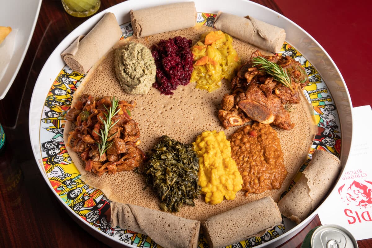 Addis Nola family-style plate
