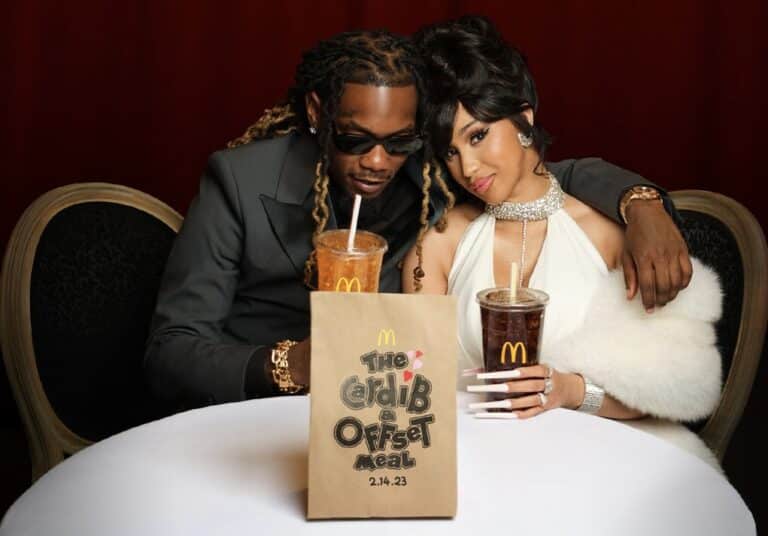 Cardi B and Offset share the love this Valentine’s Day with McDonald’s