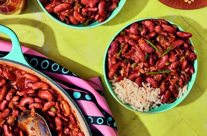 Vegan red beans and rice recipe by Jocelyn Delk Adams
