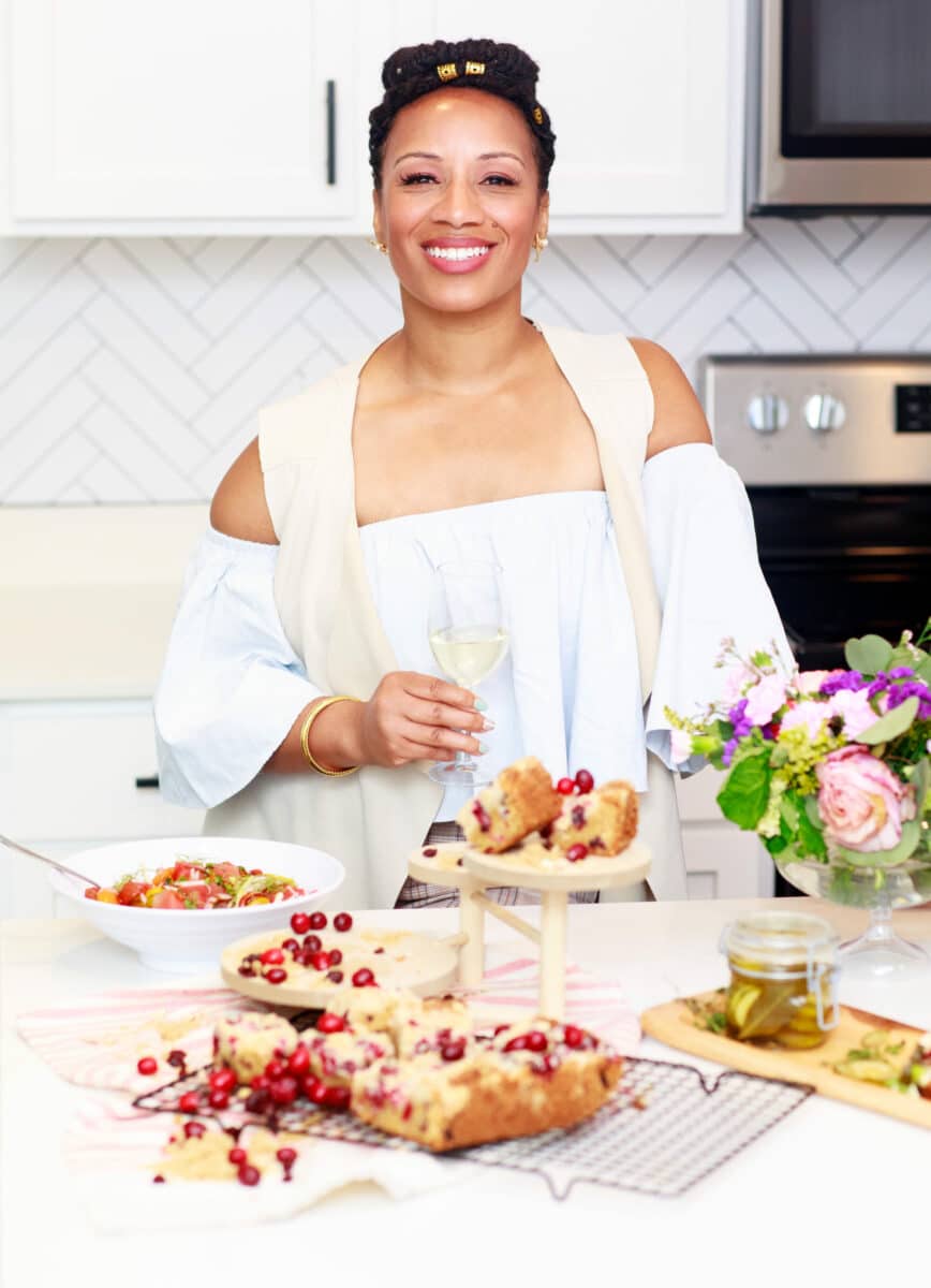 Author and chef Amber Williams in the kitchen - Surviving the Food Desert