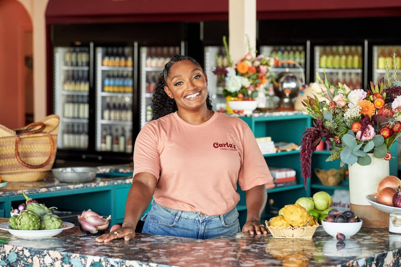 Ariell Ilunga, founder of Carla's Fresh Market in Los Angeles