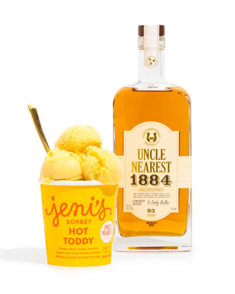 Uncle Nearest and Jeni's Hot Toddy Sorbet