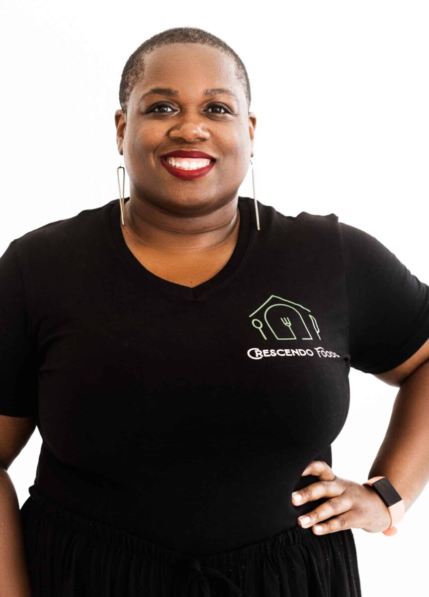 Dr. Wanida Lewis, founder of Crescendo Foods in Ghana