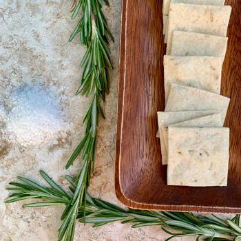 The Cracker King Rosemary and Sea Salt crackers